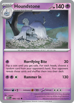 Houndstone - Mega Evolution - #66 - Pokemon TCG card