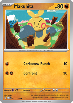 Makuhita #72 Makuhita - Mega Evolution - #72 - Pokemon TCG card