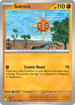 Solrock - Mega Evolution - #75 - Pokemon TCG card