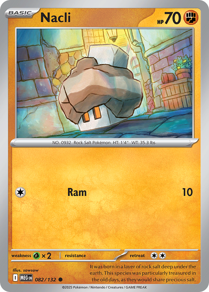 Nacli - Mega Evolution - #82 - Pokemon TCG card