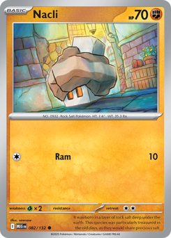 Nacli - Mega Evolution - #82 - Pokemon TCG card