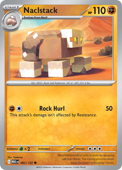 Naclstack #83 Naclstack - Mega Evolution - #83 - Pokemon TCG card