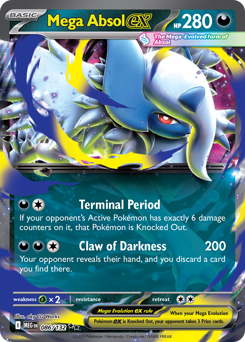 Mega Absol ex #86 Mega Absol ex - Mega Evolution - #86 - Pokemon TCG card