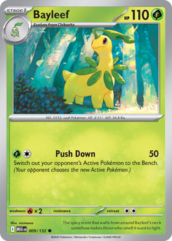 Bayleef #9 Bayleef - Mega Evolution - #9 - Pokemon TCG card