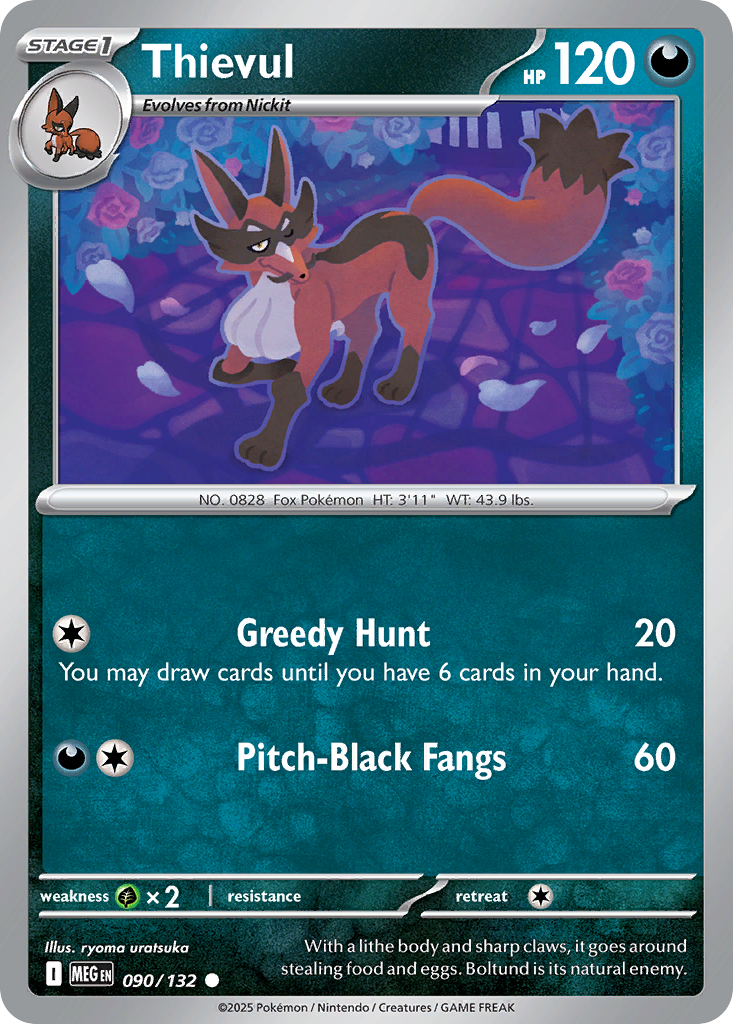 Thievul - Mega Evolution - #90 - Pokemon TCG card