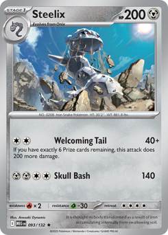 Steelix - Mega Evolution - #93 - Pokemon TCG card