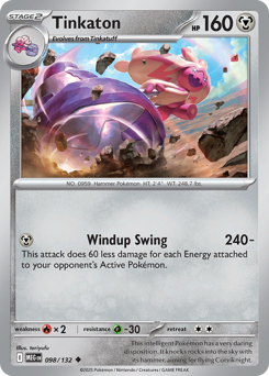 Tinkaton - Mega Evolution - #98 - Pokemon TCG card