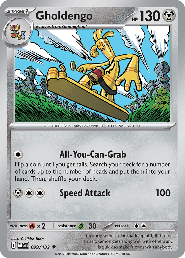 Gholdengo - Mega Evolution - #99 - Pokemon TCG card