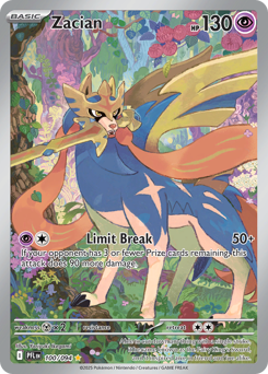 Zacian #100 Zacian - Phantasmal Flames - #100 - Pokemon TCG card