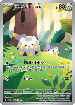 Togedemaru - Phantasmal Flames - #104 - Pokemon TCG card