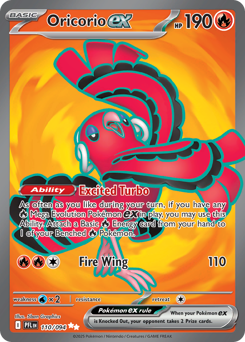 Oricorio ex #110 Oricorio ex - Phantasmal Flames - #110 - Pokemon TCG card