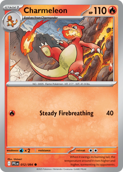 Charmeleon - Phantasmal Flames - #12 - Pokemon TCG card