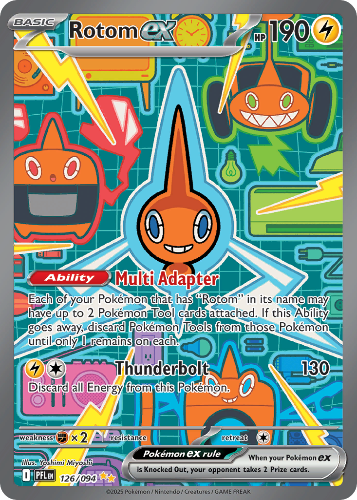 Rotom ex - Phantasmal Flames - #126 - Pokemon TCG card