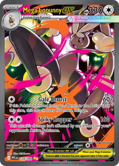 Mega Lopunny ex #128 Mega Lopunny ex - Phantasmal Flames - #128 - Pokemon TCG card