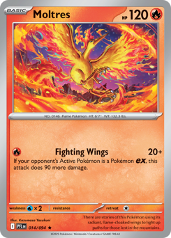 Moltres - Phantasmal Flames - #14 - Pokemon TCG card