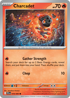 Charcadet - Phantasmal Flames - #19 - Pokemon TCG card