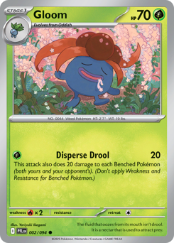 Gloom - Phantasmal Flames - #2 - Pokemon TCG card