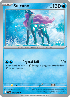 Suicune #26 Suicune - Phantasmal Flames - #26 - Pokemon TCG card