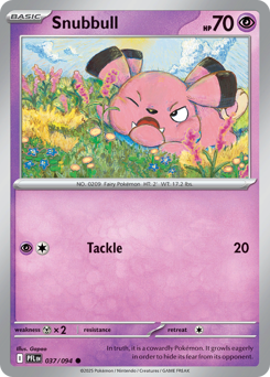 Snubbull - Phantasmal Flames - #37 - Pokemon TCG card