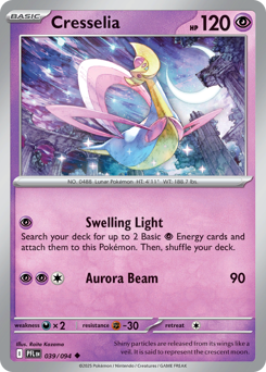 Cresselia #39 Cresselia - Phantasmal Flames - #39 - Pokemon TCG card