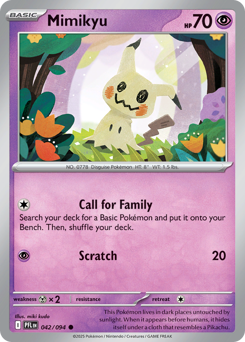 Mimikyu #42 Mimikyu - Phantasmal Flames - #42 - Pokemon TCG card