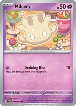 Milcery #43 Milcery - Phantasmal Flames - #43 - Pokemon TCG card