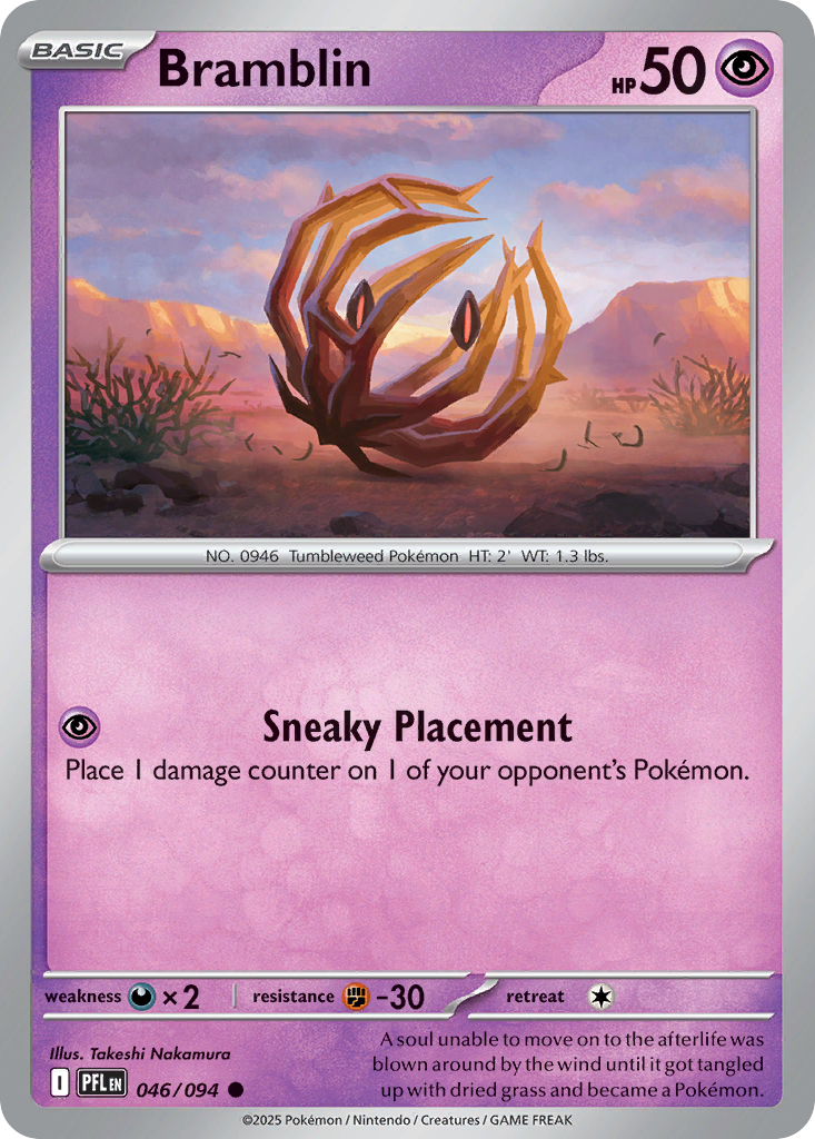 Bramblin - Phantasmal Flames - #46 - Pokemon TCG card