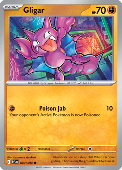 Gligar - Phantasmal Flames - #49 - Pokemon TCG card