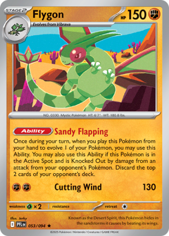 Flygon #53 Flygon - Phantasmal Flames - #53 - Pokemon TCG card