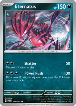 Eternatus - Phantasmal Flames - #69 - Pokemon TCG card
