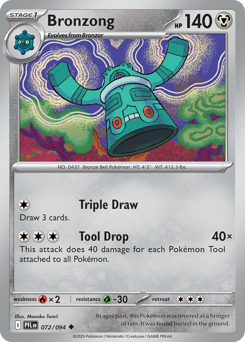 Bronzong - Phantasmal Flames - #72 - Pokemon TCG card