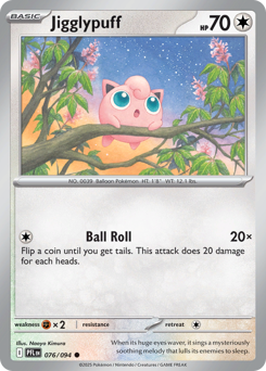 Jigglypuff - Phantasmal Flames - #76 - Pokemon TCG card
