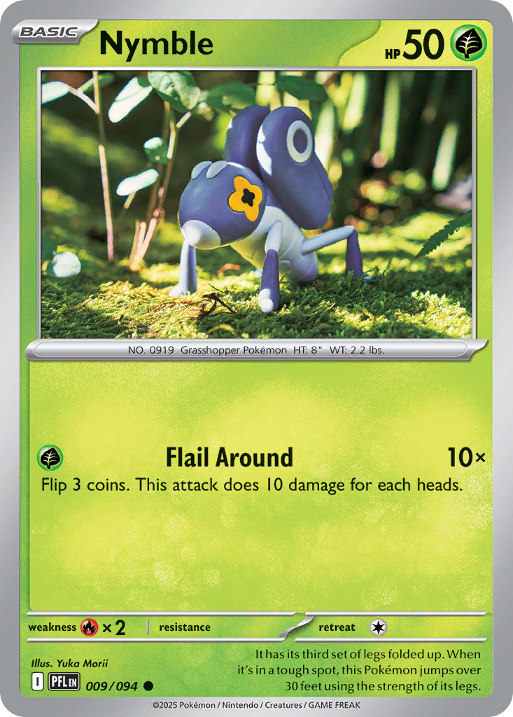 Nymble - Phantasmal Flames - #9 - Pokemon TCG card