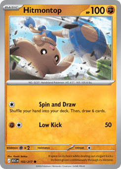 Hitmontop #102 Hitmontop - Ascended Heroes - #102 - Pokemon TCG card