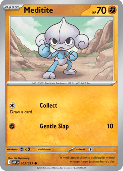 Meditite - Ascended Heroes - #103 - Pokemon TCG card