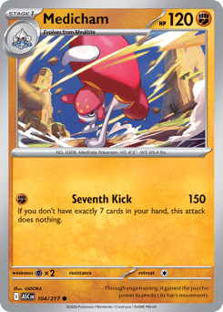 Medicham #104 Medicham - Ascended Heroes - #104 - Pokemon TCG card