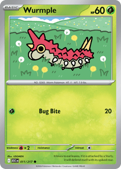 Wurmple - Ascended Heroes - #11 - Pokemon TCG card