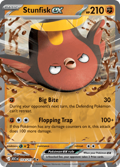 Stunfisk ex #114 Stunfisk ex - Ascended Heroes - #114 - Pokemon TCG card