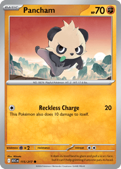 Pancham - Ascended Heroes - #115 - Pokemon TCG card