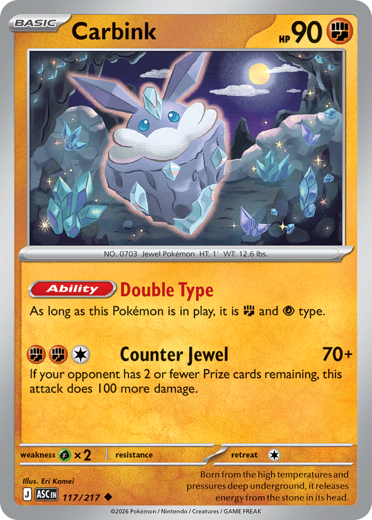 Carbink - Ascended Heroes - #117 - Pokemon TCG card
