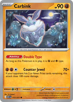 Carbink - Ascended Heroes - #117 - Pokemon TCG card