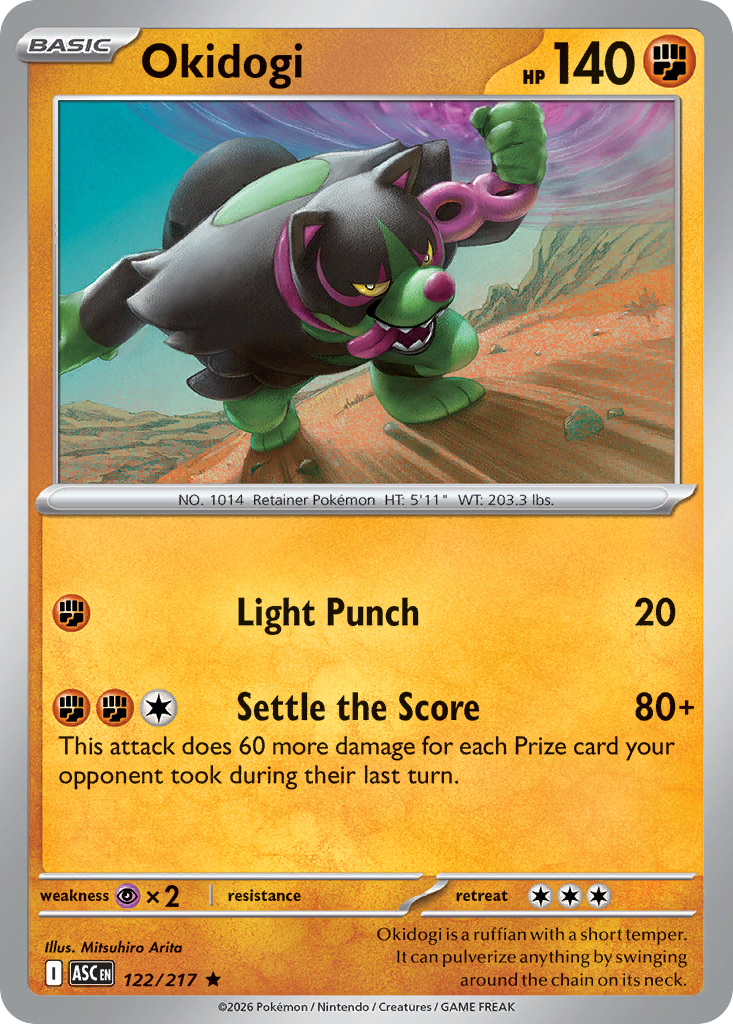 Okidogi - Ascended Heroes - #122 - Pokemon TCG card