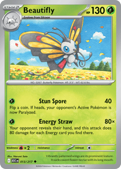 Beautifly #13 Beautifly - Ascended Heroes - #13 - Pokemon TCG card