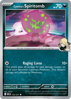 Cynthia's Spiritomb - Ascended Heroes - #133 - Pokemon TCG card