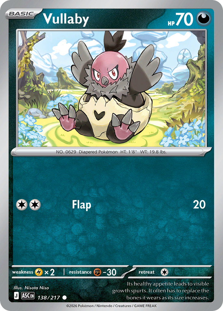 Vullaby - Ascended Heroes - #138 - Pokemon TCG card