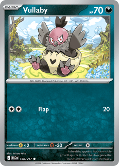 Vullaby #138 Vullaby - Ascended Heroes - #138 - Pokemon TCG card