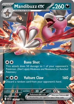 Mandibuzz ex #139 Mandibuzz ex - Ascended Heroes - #139 - Pokemon TCG card