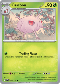 Cascoon #14 Cascoon - Ascended Heroes - #14 - Pokemon TCG card