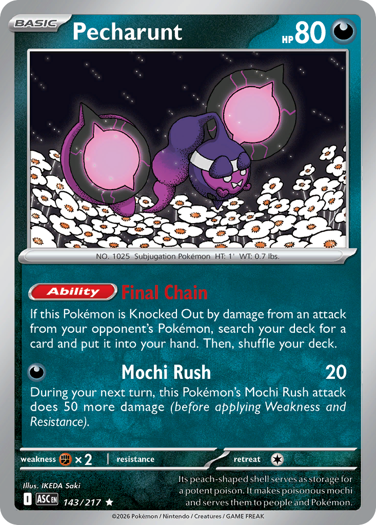 Pecharunt - Ascended Heroes - #143 - Pokemon TCG card