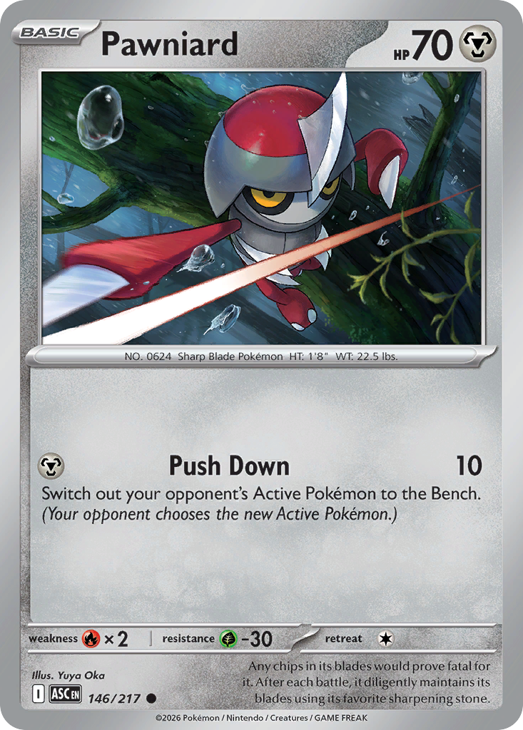 Pawniard - Ascended Heroes - #146 - Pokemon TCG card